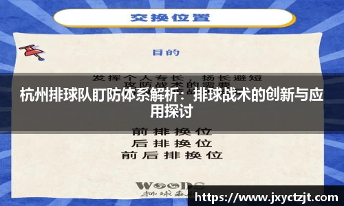 杭州排球队盯防体系解析：排球战术的创新与应用探讨